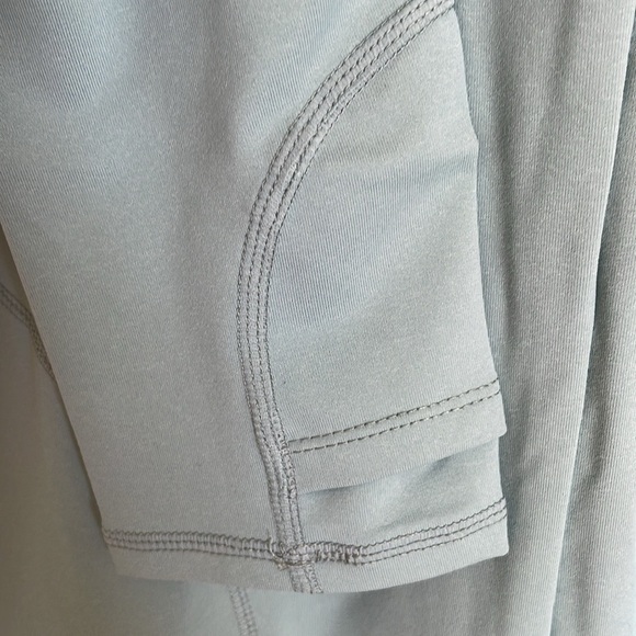 NEW! Shadow Sport Fitted Mock-Neck Zip Front Athletic Jacket, Lt Blue. XL and 1X - Picture 11 of 14